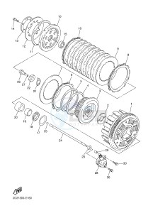 FJR1300AE FJR1300-AS FJR1300AS (B954) drawing CLUTCH