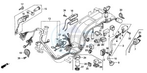 NH80MD drawing WIRE HARNESS/ IGNITION COIL