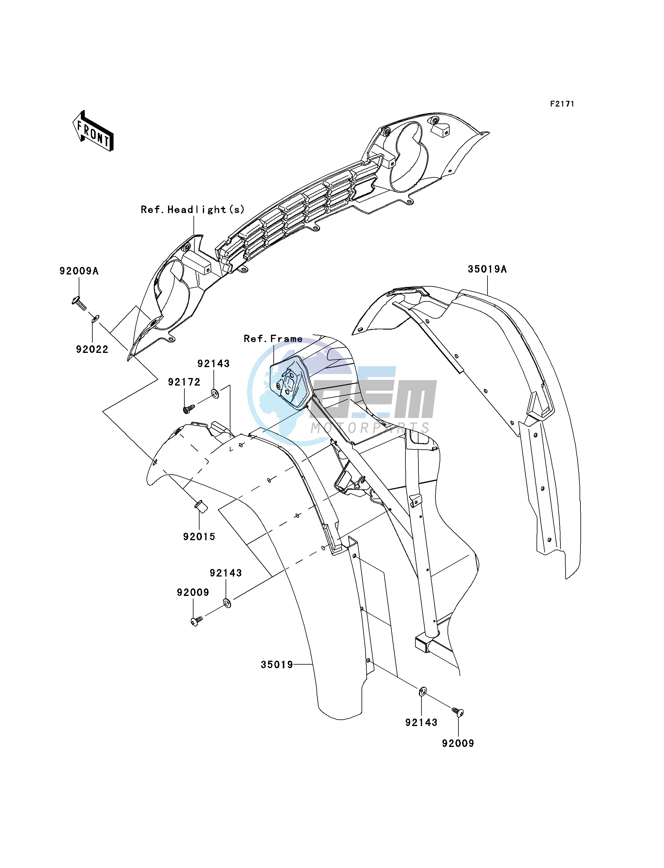 FRONT FENDER-- S- -