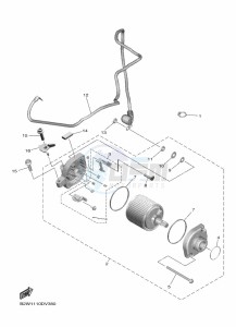 WR450F (BDBC) drawing STARTING MOTOR