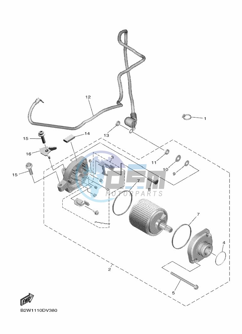 STARTING MOTOR