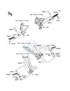 Z1000 ZR1000DCFA FR GB XX (EU ME A(FRICA) drawing Footrests