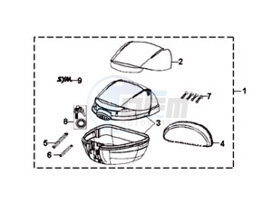 FIDDLE III 125I L5-L6 drawing LUGGAGE RACK