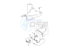 YZF R1 1000 drawing SEAT