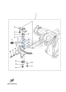 F15CMHS drawing TILLER-HANDLE