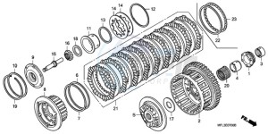 CBR1000RA9 UK - (E / ABS MKH MME REP) drawing CLUTCH