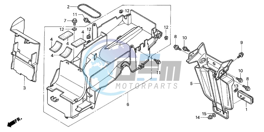 REAR FENDER (CB1300/F/F1/ S)