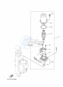 F40HET drawing TILT-SYSTEM-2