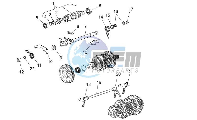 Gear box selector