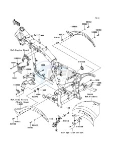 VN2000 VN2000A6F GB XX (EU ME A(FRICA) drawing Frame Fittings