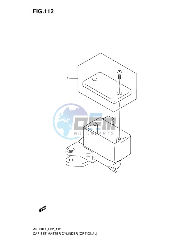 CAP SET MASTER CYLINDER