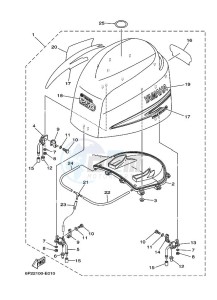 FL250BETX drawing FAIRING-UPPER