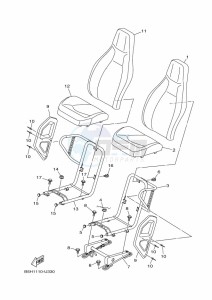 YXZ1000E YXZ1000R (B5J4) drawing SEAT