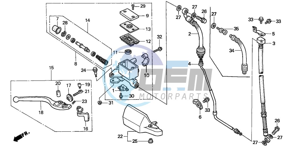 FR. BRAKE MASTER CYLINDER (1)