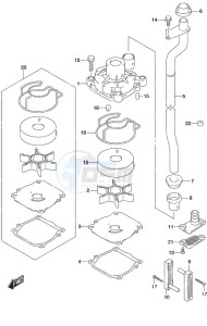 DF 50A drawing Water Pump High Thrust