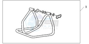 CBR1000RR9 Europe Direct - (ED / MK) drawing MAINTENANCE STAND