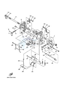 F15CES drawing FRONT-FAIRING-BRACKET