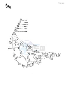 KZ 1000 K [LTD] (K1-K2) [LTD] drawing FRAME