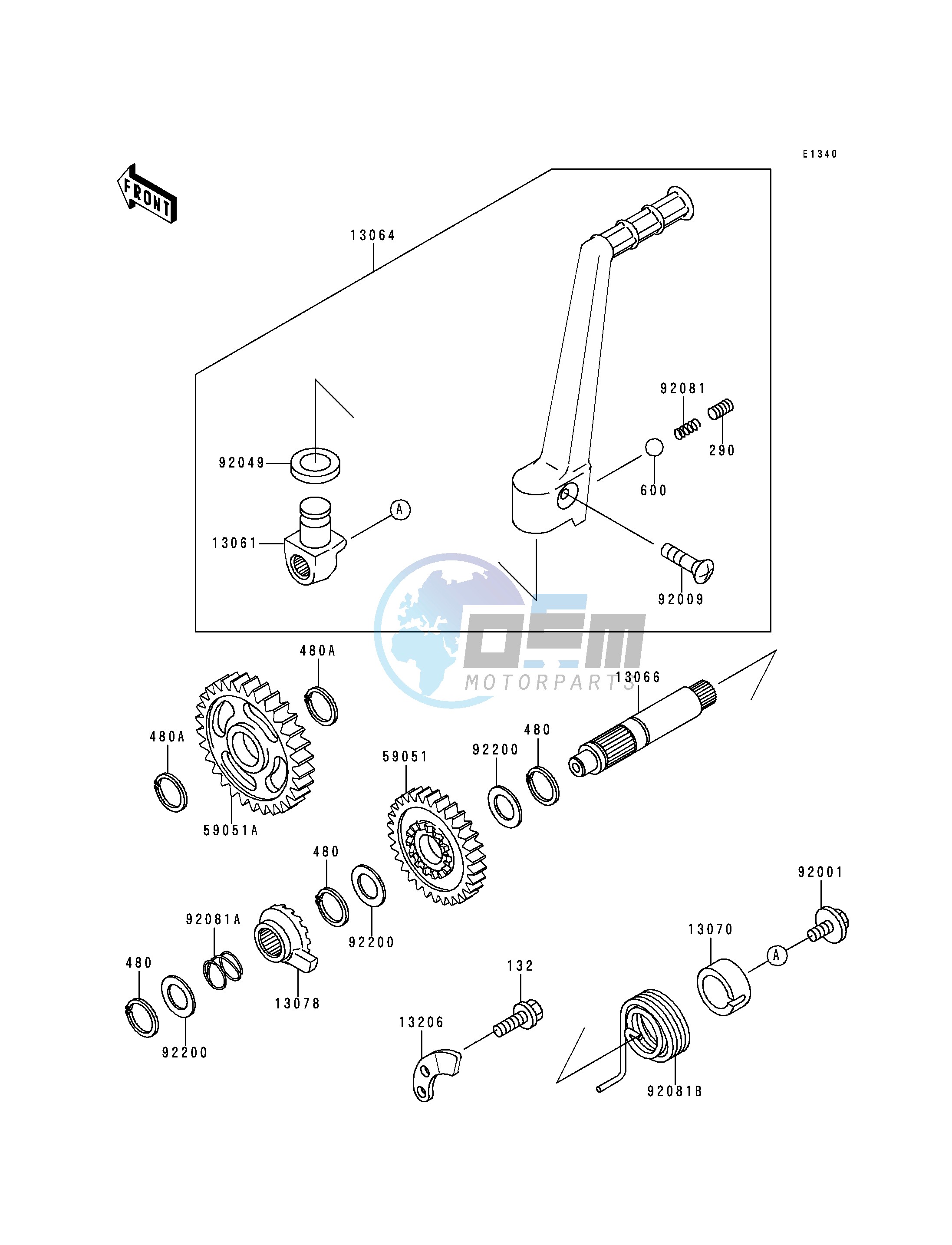 KICKSTARTER MECHANISM