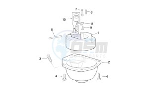 SR 125-150 drawing Carburettor Mikuni III