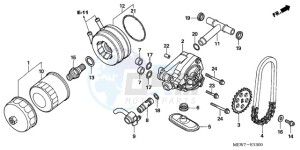 NT700VAA Europe Direct - (ED / ABS) drawing OIL FILTER/OIL PUMP