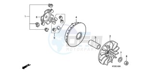 PES1509 Europe Direct - (ED) drawing DRIVE FACE