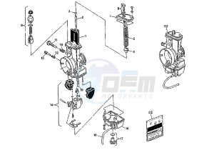 MITO EVOL.125 drawing CARBURETOR MIKUNI