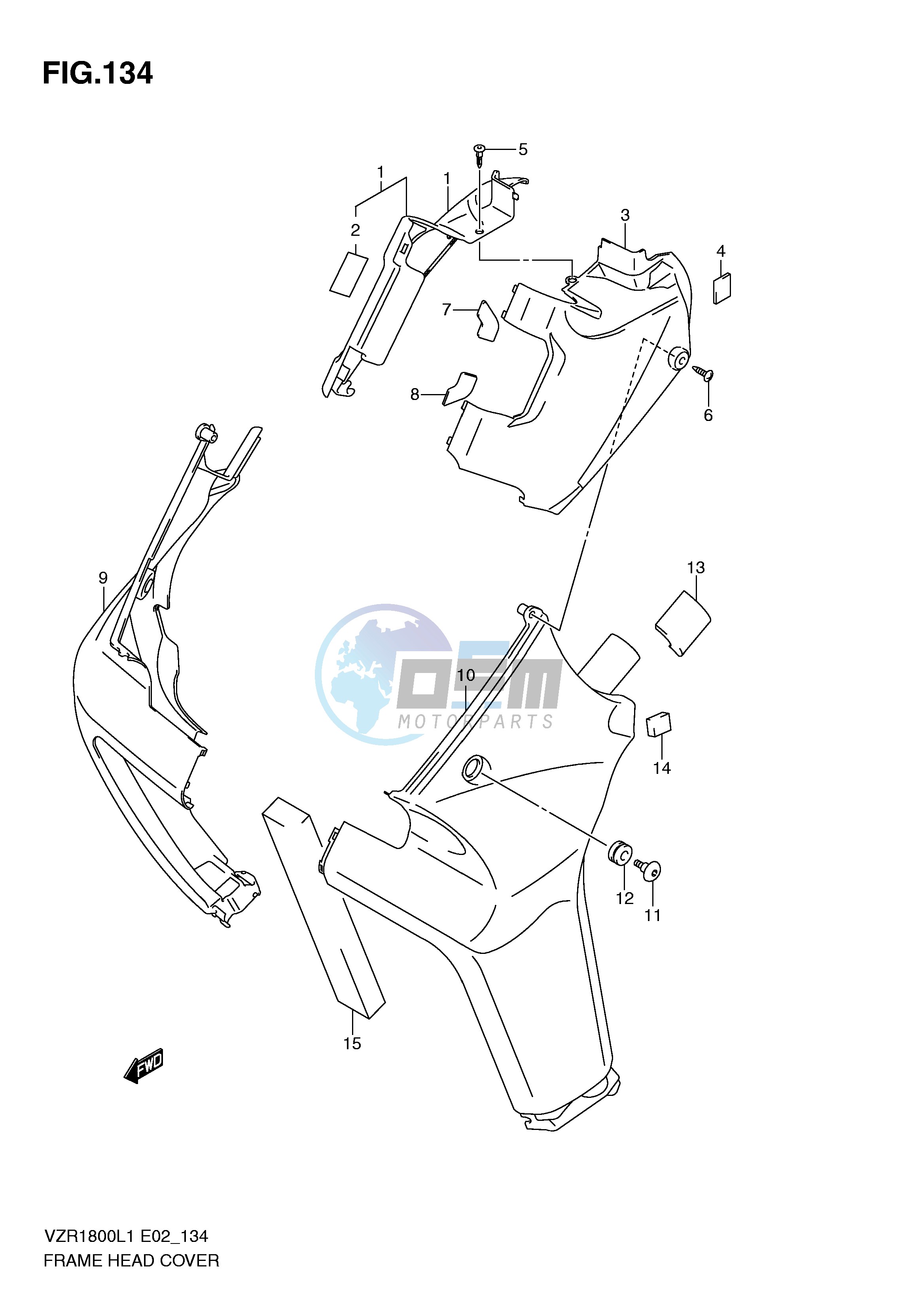 FRAME HEAD COVER (VZR1800ZUFL1 E19)