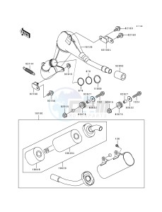 KX 125 J [KX125] (J2) [KX125] drawing MUFFLER