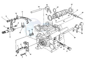 ELEPHANT 900 drawing GEAR CHANGE MECHANISM