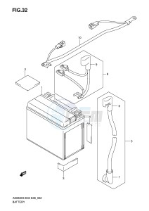 AN650 (E3-E28) Burgman drawing BATTERY