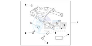 NC700SC drawing KIT  RR CARRIER