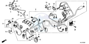 CBR250RAD CBR250R ABS 2E - (2E) drawing WIRE HARNESS (CBR250RA)