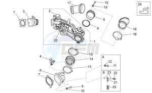 Norge 1200 IE 8V EU and 2016 USA-CN drawing Throttle body