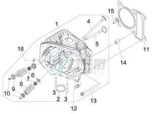 S 150 4T USA drawing Head unit - Valve