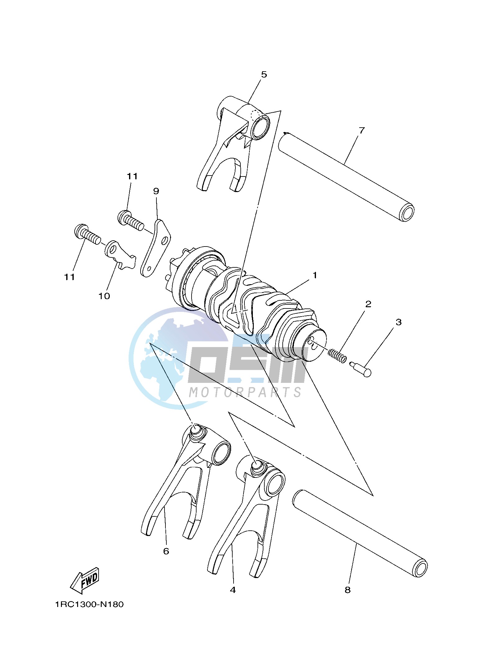 SHIFT CAM & FORK