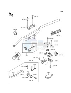 KX 250 K [KX250] (K5) [KX250] drawing HANDLEBAR