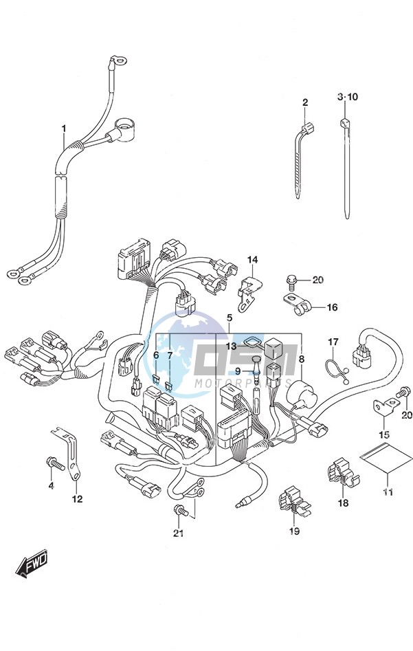 Harness Non-Remote Control