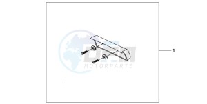 FJS600A 400 SILVER WING drawing TOP BOX PAD