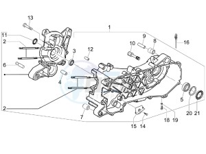 LX 50 4T NL drawing Crankcase