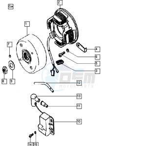 YOUNGST-R_25-45kmh_K4-K7 50 K4-K7 drawing Magneto