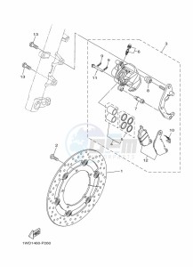 YZF320-A YZF-R3 (B7PF) drawing FRONT BRAKE CALIPER