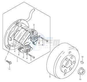 TS185ER (E1) drawing MAGNETO