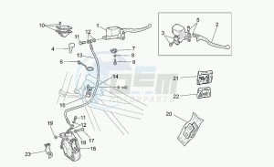 California 1100 Stone Stone drawing Front brake system