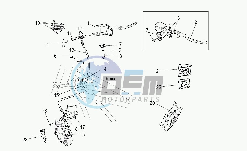 Front brake system