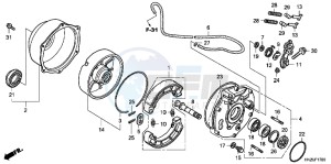 SH125DH UK - (E) drawing OIL PUMP