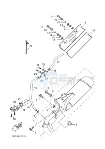 CW50 BW'S (5WWS) drawing EXHAUST