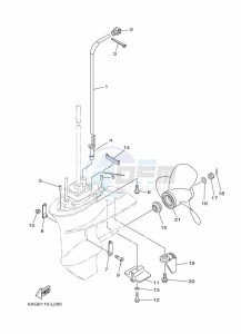 F20LEHA-2016 drawing LOWER-CASING-x-DRIVE-2