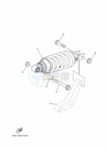 MT-07 MTN690-U (BHH4) drawing REAR SUSPENSION