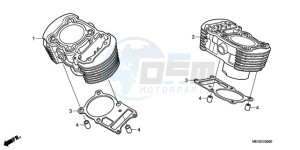 VT750CA9 Ireland - (EK / MME ST) drawing CYLINDER